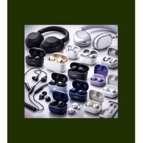 Earbuds, Earphones & Headsets